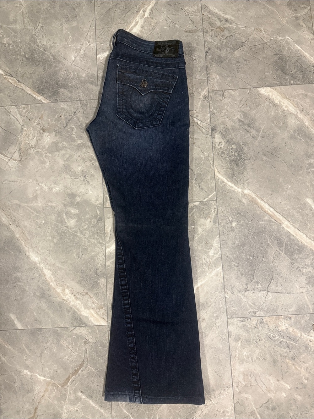 True Religion JOEY Women's Dark Indigo Flare Jeans
